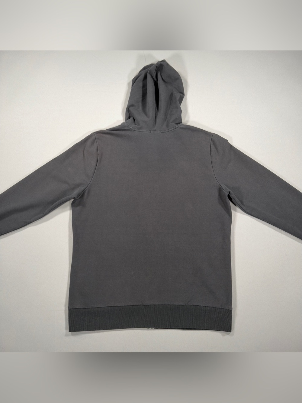 Oakley Enhance Technical Fleece Full Zip Hoodie Mens Large Gray Training Jacket - Picture 5 of 8